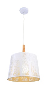 Pendul Lantern MOD029-PL-01-W, 1xE27, alb, IP20, Maytoni [1]- savelectro.ro