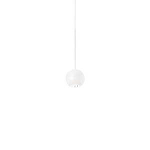 Pendul LED Archimede sfera 4W, 210lm, lumina calda (3000 K), IP20, alb, Ideal Lux