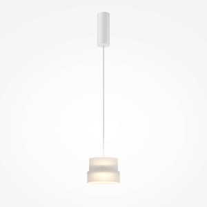 Pendule, Pendul LED Scala 12W, 1300 lm, lumina calda (3000 K), IP20, alb, Maytoni - savelectro.ro