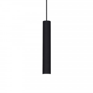 Pendule, Pendul LED Tube 211466, 9W, 1200lm, lumina calda, negru, IP20, Ideal Lux - savelectro.ro