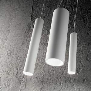 Pendul LED TUBE, alb, 9W, 2130 lumeni, lumina calda (3000K), 211701, Ideal Lux [2]- savelectro.ro