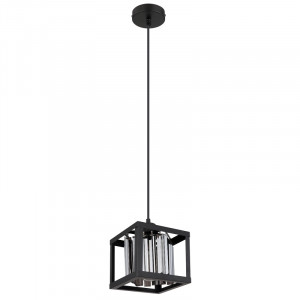 Pendul Mathilde 15697H, 1xE27, fumuriu+negru [4]- savelectro.ro