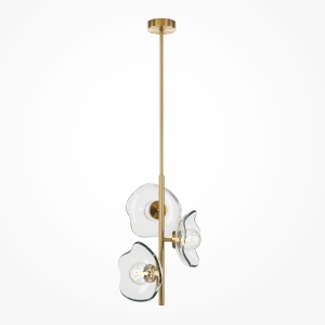 Pendul Miracle MOD207PL-03BS, 3xG9, aurie+alba, IP20, Maytoni [1]- savelectro.ro