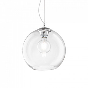Pendule, Pendul Nemo 052816, 1xE27, transparent, IP20, Ideal Lux - savelectro.ro
