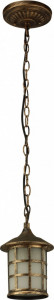 Corpuri de iluminat, Pendul pentru exterior Atlanta, 1 bec, dulie E27, bronz, metal, sticla, Klausen - savelectro.ro
