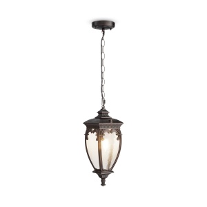 Pendul pentru exterior Fleur O414PL-01BZ, 1xE27, negru+transparent, IP44, Maytoni [2]- savelectro.ro
