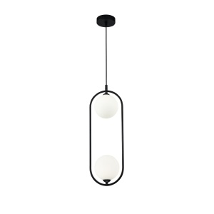 Corpuri de iluminat, Pendul Ring MOD013PL-02B, 2xG9, neagra, IP20, Maytoni - savelectro.ro
