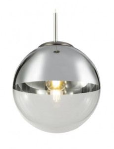 Pendul Varus 15852, 1xE27, nichel mat+transparent, IP20, Globo [7]- savelectro.ro