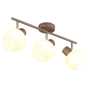 Plafoniera Eileen 3xE27, IP20, cafenie mat, Globo Lighting