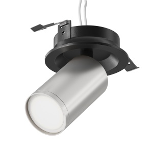 Plafoniera Focus C048CL-U-1BS, 1xGU10, 10W, argintie+neagra, IP20, Maytoni [2]- savelectro.ro