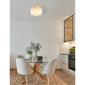 Plafoniera Gorley, 5xE14, IP20, nisipiu/crom/satin, Globo Lighting [6]- savelectro.ro