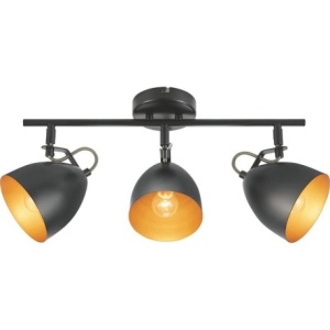 Plafoniere, Plafoniera Lasabez 3xE14, neagra, Globo Lighting - savelectro.ro