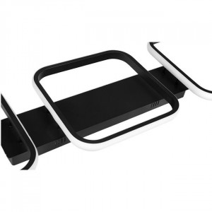 Plafoniera LED 0255-LVT, 33W, 110lm, lumina neutra, IP20, neagra, Masterled [4]- savelectro.ro