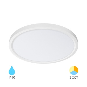 Plafoniere LED, Plafoniera LED 45W, lumina calda/neutra/rece, alba, IP40, Braytron - savelectro.ro