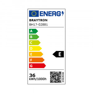 Plafoniera LED Bella patrata, 36W, 4260 lm, temperatura de culoare ajustabila(3000-6500K), neagra, Braytron [7]- savelectro.ro