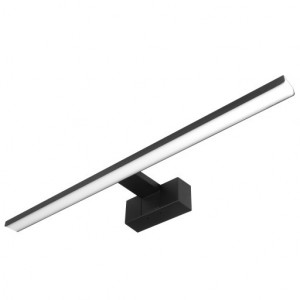 Plafoniera LED pentru baie Besta Masterled, 8W, 400 mm, lumina naturala(4000 K), neagra, IP44,