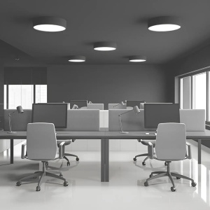 Plafoniera LED Blade 50W, 4800 lm, lumina calda/neutra/rece, IP20, neagra, Braytron [2]- savelectro.ro