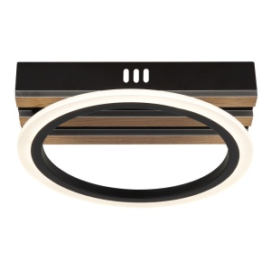 Plafoniera LED Blevins 10W, 580 lm, lumina calda/neutra/rece, IP20, imitatie lemn, Globo Lighting [2]- savelectro.ro