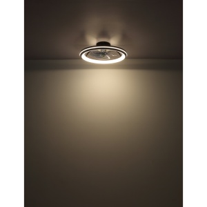 Plafoniera LED Celeste, cu ventilator, 40W, 2080 lm, lumina calda/neutra/rece, IP20, negru mat, Globo Lighting [7]- savelectro.ro