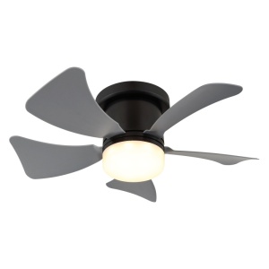Plafoniera LED cu ventilator, 10W, 750lm, lumina calda/neutra/rece 3000-6500K, IP20, neagra, Globo [2]- savelectro.ro