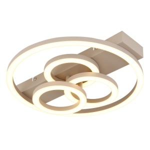 Plafoniera LED Darryl I 40W, lumina calda/neutra/rece, 2095 lm, IP20, nisipie, Globo Lighting [4]- savelectro.ro