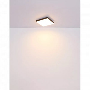 Plafoniera LED Doro 41594D2, cu telecomanda, 24W, 1600lm, lumina calda+neutra+rece, IP20, neagra+alba, Globo Lighting [10]- savelectro.ro