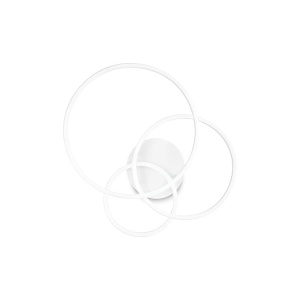 Plafoniere LED, Plafoniera LED Frame Cerchio 41W, lumina calda (2700 K), 2070lm, IP20, alba, Ideal Lux - savelectro.ro