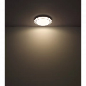 Plafoniera LED Gisell 41581-24, cu telecomanda, RGB, 24W, 1100lm, RGB, lumina calda+neutra+rece, IP20, alba+gri+neagra, Globo Lighting [10]- savelectro.ro