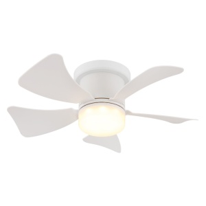 Plafoniera LED Hines, cu ventilator, 10W, 750 lm, lumina calda/neutra/rece, IP20, alba, Globo Lighting [7]- savelectro.ro