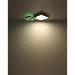 Plafoniera LED Jacky 41392-40, cu telecomanda, RGB, 40W, 2000lm, lumina calda+neutra+rece, IP20, neagra, Globo Lighting [15]- savelectro.ro