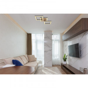 Plafoniera LED Kerry 67280-30, 30W, 3400lm, lumina calda, IP20, maro, Globo Lighting [5]- savelectro.ro