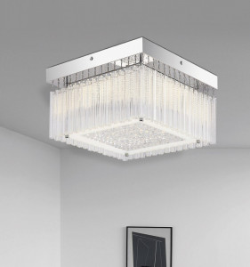 Plafoniera LED Marcella 2451, 18W, 1550lm, lumina neutra, IP20, crom+transparenta, Rabalux [4]- savelectro.ro