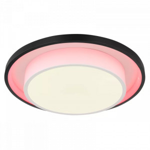 Plafoniera LED Morgan 41390-21, cu telecomanda, RGB, 21W, 900lm, lumina calda+neutra+rece, IP20, alba+neagra, Globo Lighting [10]- savelectro.ro