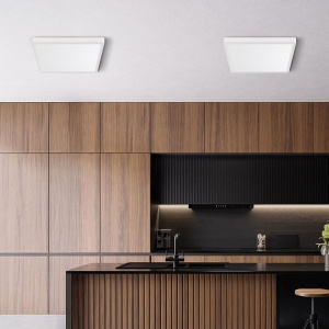 Plafoniera LED patrata Jade 20W, lumina calda/neutra/rece, alba, IP40, Braytron [2]- savelectro.ro