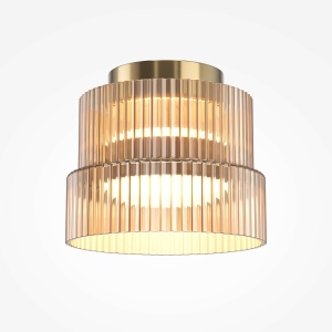 Plafoniere LED, Plafoniera LED Scala 12W, 1300 lm, lumina calda (3000 K), IP20, bronz, Maytoni - savelectro.ro