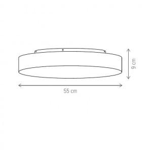 Plafoniera LED Shady KL151036, 86W, 5900lm, lumina calda+neutra+rece, IP20, alba+neagra, Klausen [2]- savelectro.ro