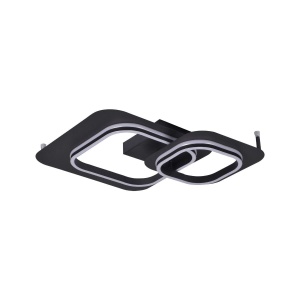Corpuri de iluminat, Plafoniera LED Swell PL2 32W, lumina neutra(4000 K), neagra, Klausen - savelectro.ro