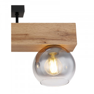 Plafoniera Moitas 15656-3D, 3xE27, fumurie+neagra, IP20, Globo Lighting [6]- savelectro.ro