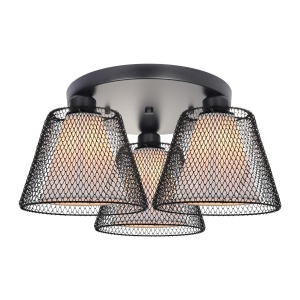Plafoniera Novos PL3 R, 3xE27, neagra, Klausen [2]- savelectro.ro
