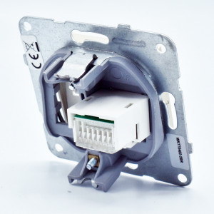 Priza telefon RJ11, bronz, IP20, Panasonic Arkedia Slim / Karre Plus