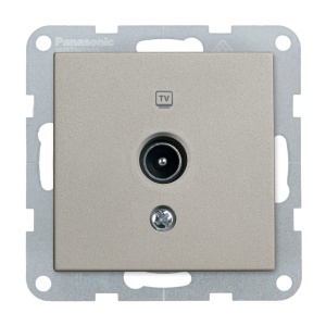Prize si intrerupatoare, Priza TV finala, IP20, Bronz, Panasonic Karre Plus 55 - savelectro.ro