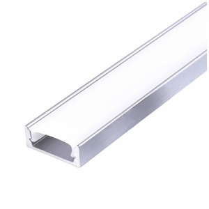 Banda LED, Profil Banda LED , Aplicat (PT) 16x6mm, Aluminiu + Alb, 2m, Kobi - savelectro.ro