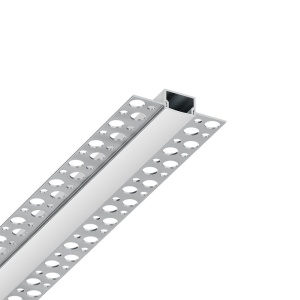 Profil Banda LED Braytron, Incastrat (ST), pentru Rigips, Aluminiu + Alb Mat, 2m [1]- savelectro.ro