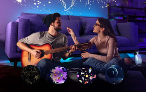 Proiector Smart Tuya, 4 scene, compatibil Alexa si Google Assistant, Gosund [5]- savelectro.ro