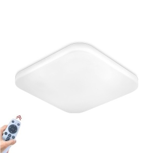 (RESIGILAT) Plafoniera LED JADE BR-BH16-03580, cu telecomanda, 50W, 4200lm, lumina calda+neutra+rece, IP20, alba, Braytron Plus