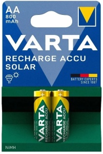 Baterii si Acumulatori, Set 2 acumulatori AA R6, Varta, 800 mAh - savelectro.ro