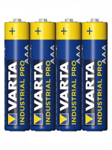 Set 4 baterii R3 AAA Alkaline, Varta Industrial Pro