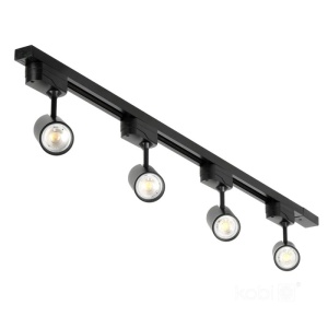 Set sina NEXTRACK GO Kobi 1m, 4 spoturi GU10, negru, 230V [9]- savelectro.ro