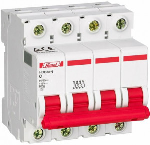 Tablouri si sigurante, Siguranta automata 3P+N, 16A, curba de declansare C, capacitate de rupere 4,5kA, Himel - savelectro.ro