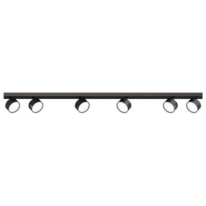 Spoturi, Spot aplicat Capris 6xGX53, liniar, orientabil, IP20, negru, Masterled - savelectro.ro